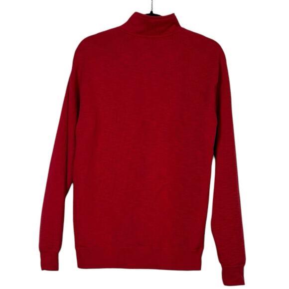 Orvis red 1/4 zip neck pullover sweater size Small - Picture 6 of 10